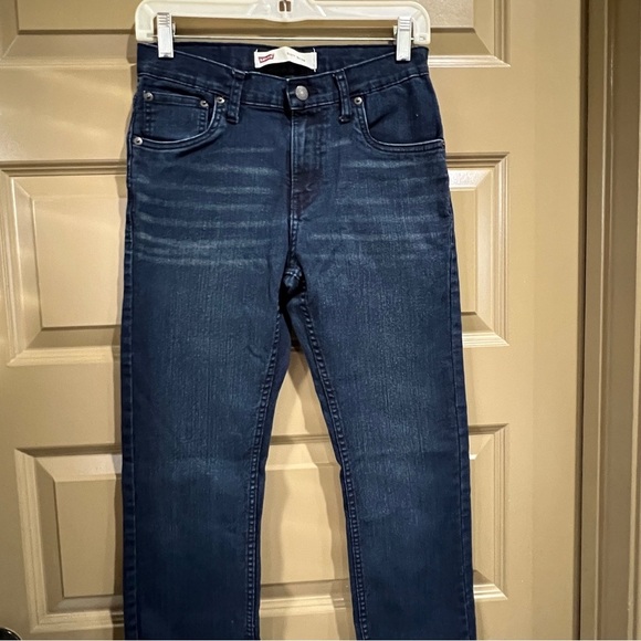 Levi’s 511 Slim High Waist Straight Leg Blue Denim Jeans Women’s Size 16 - Picture 1 of 13